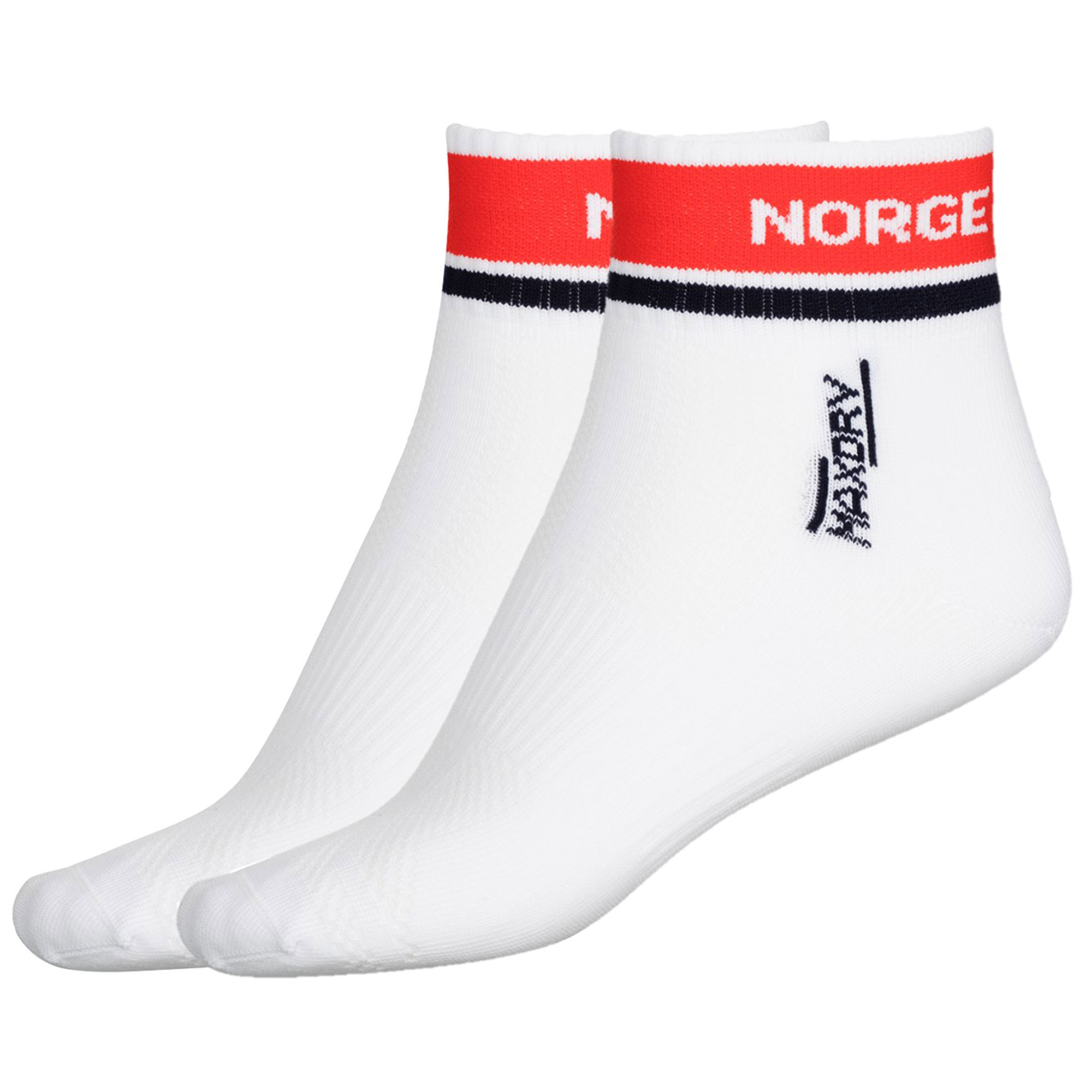 Sport socks mid x2, Norway White, hi-res